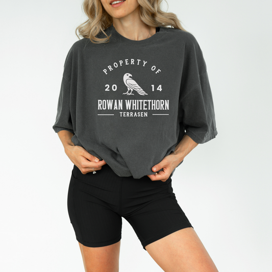 Property of Rowan Whitethorn T-Shirt | Throne of Glass Merch