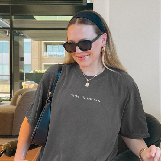 Filthy Fiction Babe Shirt | Bookish Merch