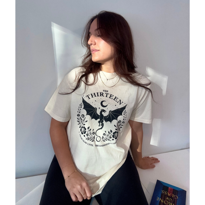 Throne of Glass The Thirteen Quote T-Shirt | From Now Until the Darkness Claims Us | Unisex | Spellbound Shelf